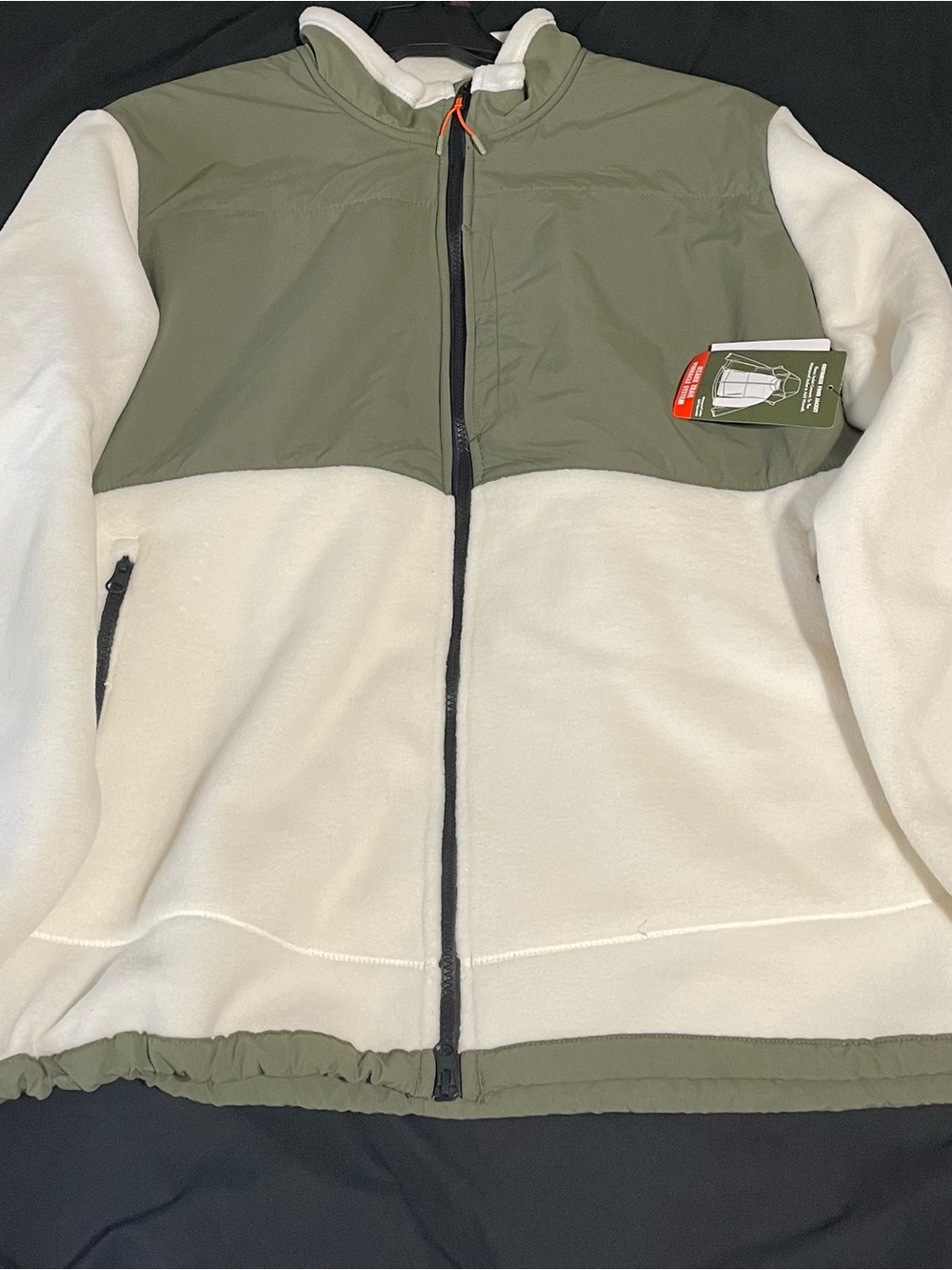 Ozark Trail Men's Mix Media Fleece Jacket Size 2XL